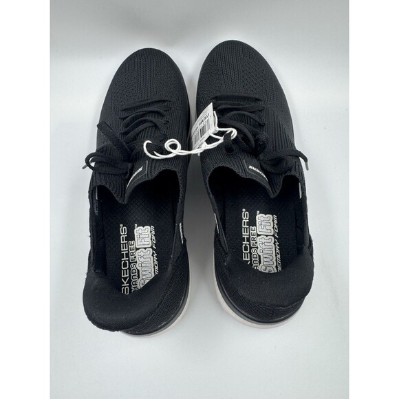 New Skechers Women Black Virtue Swift Fit Sneaker Hands Free Memory Foam 10 main image 12
